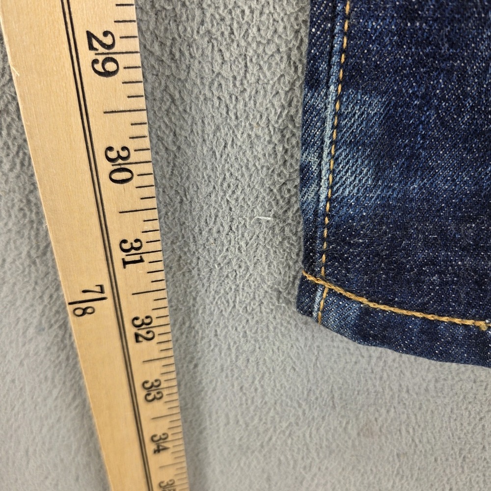 Edwin Jeans Mens 31x32 Blue Selvedge 865B Nashville Button Fly Honeycomb - Picture 4 of 16